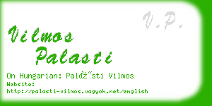 vilmos palasti business card